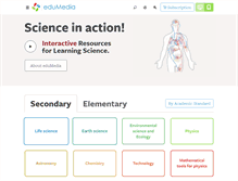 Tablet Screenshot of edumedia-sciences.com